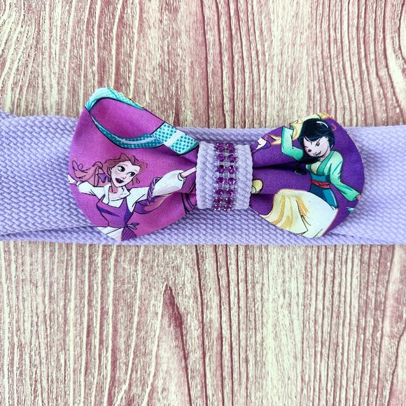 Brand New Handmade Girls Headband with a Beautiful Matching Princess Bow - Picture 1 of 2